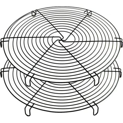 Griglie di cottura antiaderenti in filo metallico per cuocere al forno, grigliare e asciugare gli alimenti (2 pezzi) (1/5)
