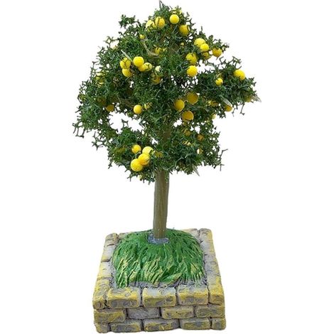 Arbre Miniature En Résine - Modèle D'arbre Factice Pour Paysage En Miniature - Pour Maquette De Train, Table De Sable, Jardin Féerique - Hauteur 6,5 Cm - 1 Pièce (1/3)