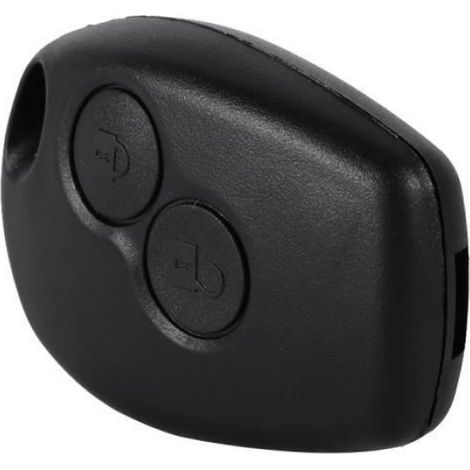 Coque De Télécommande - Pour Renault Kangoo II 2009-2012 Modus Master Clio III 2006-2010 - 2 Boutons - Noir - ABS - 1 Pièce (1/4)