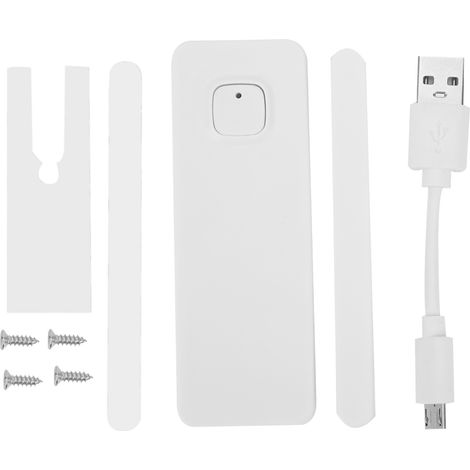 Capteur de porte intelligent 600mAh, alarme de surveillance en temps réel, charge USB, industrie automatisée, détecteur d'ouverture sans fil (1/5)