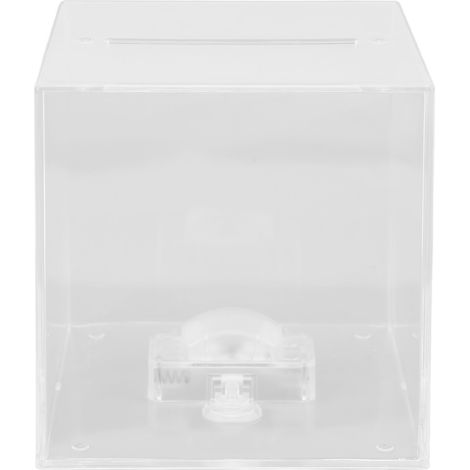 Tirelire en Acrylique Transparente Lumineuse à Briser pour Économies Long Terme, Design Moderne et Sécurisé, Grande Capacité 12cm (1/5)