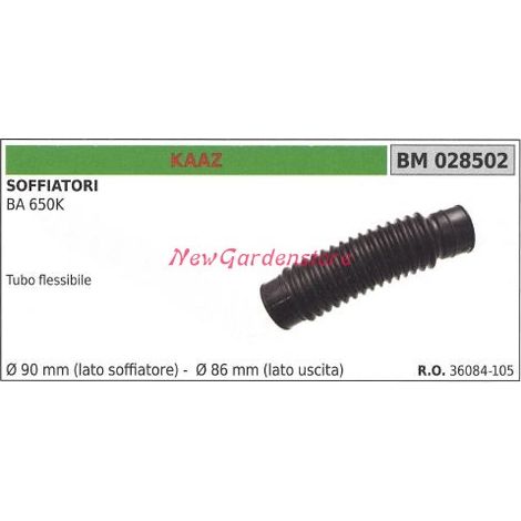 Tubo flessibile schienale soffiatore BA 650K KAAZ 028502