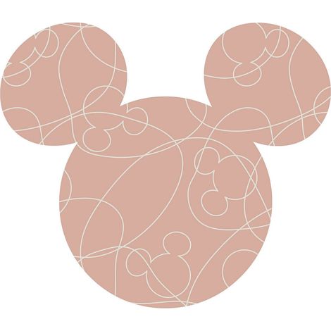 Komar Mickey Head Knotted 125 x 125 cm, Stickers pour les murs DD1-069 (1/3)