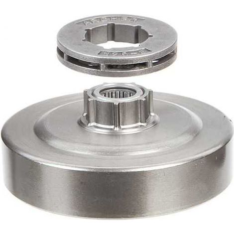 Pignon à bague pour tronçonneuse Husqvarna .325". 8 dents. Hauteur cloche 16,2 mm (1/4)