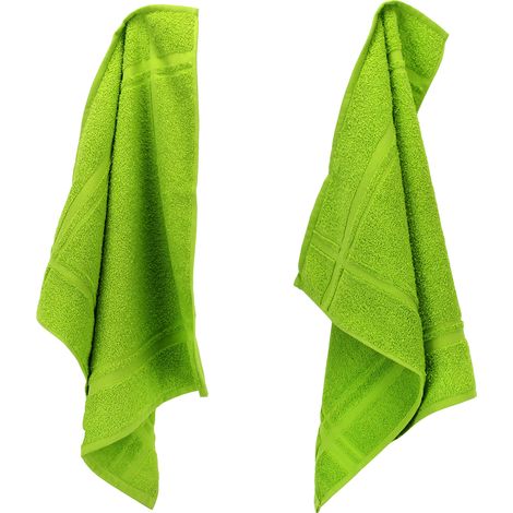 Lot de 2 torchons cuisine éponge PURE KITCHEN TERRY