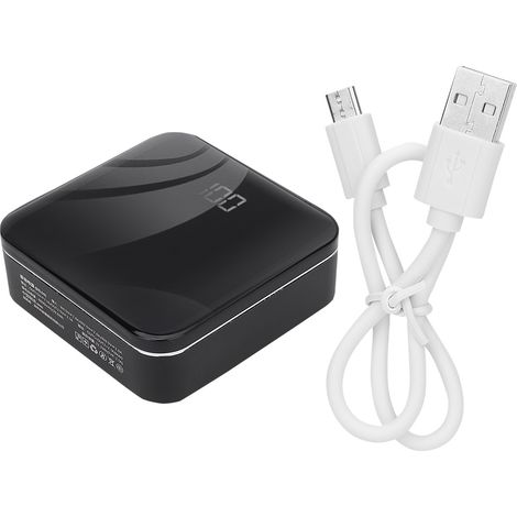 Ventilateur de bureau oscillant, mini ventilateur à tête secouée, quatre vitesses, moteur DC sans balais, portable USB, vert (1/5)