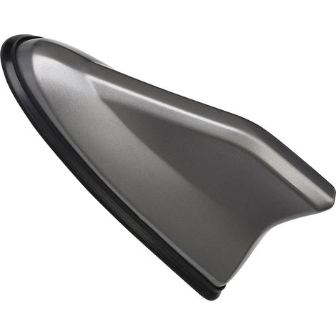 Antenne aileron de requin pour toit de voiture, finition piano, accessoire extérieur gris (1/5)