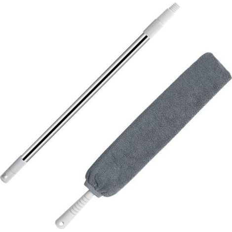 Ensemble de plumeau rétractable en microfibre avec manche télescopique (1/5)