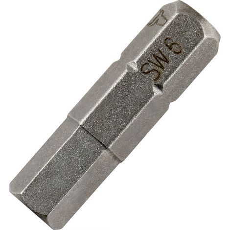 STIER 6KT-Bit 6 mm, Form C 6,3, Länge 25 mm 10 Stk