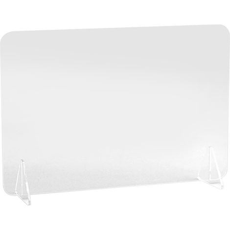 Tablette mémo en acrylique transparent 20x14cm support de charge ardoise effaçable bureau portable pour notes et listes (1/5)