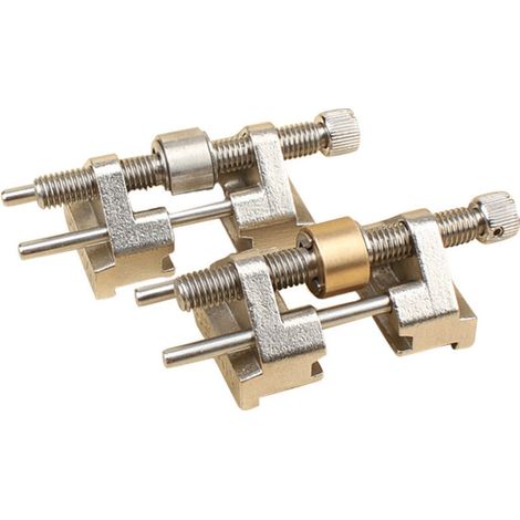 Guida per affilatura - Acciaio inox - Morsetto laterale - Angolo fisso - Con rullo in ottone per scalpelli da legno, lame di pialla, 82x55x40cm (1/4)
