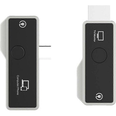 Adaptateur d'affichage prolongateur de transmission et de réception vidéo sans fil compatible Type-C 1080p, adapté aux téléphones portables, ordinateurs et autres appareils. (1/5)