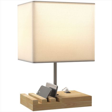 Accessoire de luminaire Lampe de chevet avec chargeur USB (1/5)