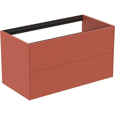 IDEAL STANDARD T4357Y3 Meuble bas WT Conca, 2 tiroirs (1/2)