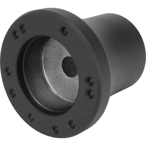 Moyeu Adaptateur de Volant Connecteur 5/6 Trous Base de Fixation pour Voiturette de Golf Club Car Noir (1/5)