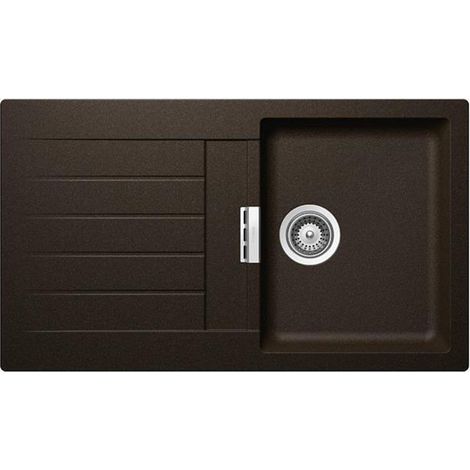 Schock Einbauspüle Cristadur Signus D-100 A Bronze BRO Exzenterbedienung (1/3)