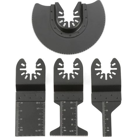 Blade of saw multifunctional in high-carbon steel, tools of cutting oscillating, 4 pieces (1/5)