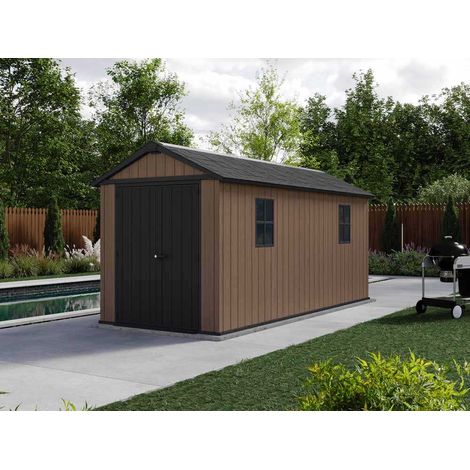 CASETA COBERTIZO RESINA JARDIN NEWTON 1575 KETER