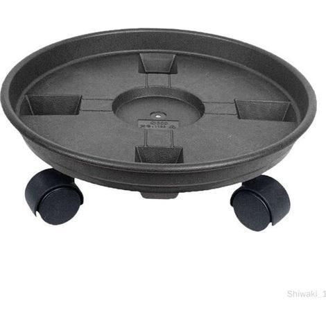 Plant saucer with rolling cart, versatile, round, for 40 cm pot. (1/4)