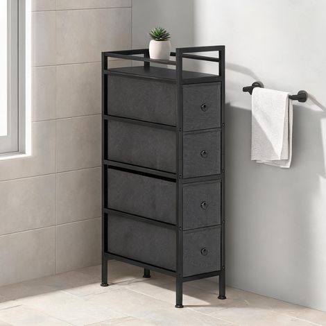 Meuble à tiroirs pour chambre noire en tissu avec structure acier (1/5)