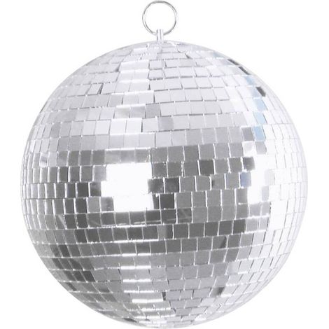 [GEBRAUCHT] B-Ware Eurolite Spiegelkugel Discokugel 20cm Silberglänzend Kunststoffkern Spiegelkugel
