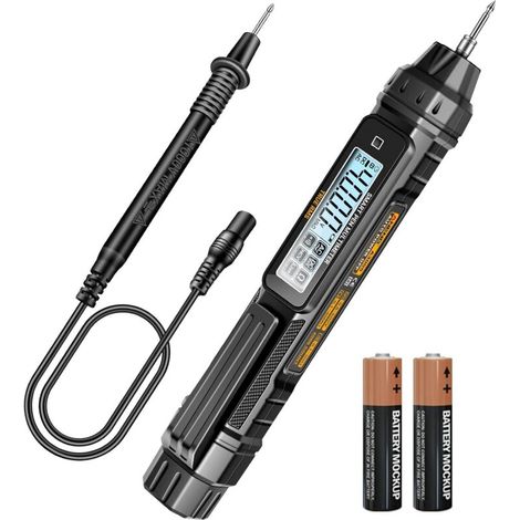 ANENG Testeur Numérique Multimètre,Plage Automatique 4000 Points,Voltmètre Sans Contact,AC/DC,Diode,Capacité,Dispositif De Mesure En Direct (1/5)