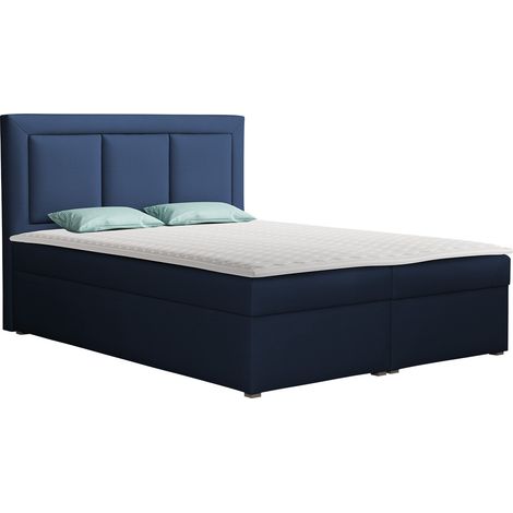 Lit boxspring Pomona 112, Victoria 14 864, Continental, Double, 160x200, Tissu, Disponible, 163x215x115cm (1/5)