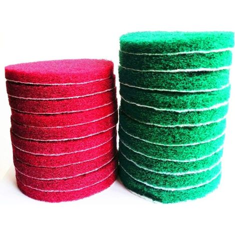 ZVD-20 Estropajos para taladro, Kit de limpieza con 2 tipos de estropajos abrasivos, 4 pulgadas (1/4)