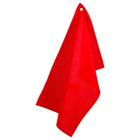 Lot de 2 Torchons de Cuisine "Coton" 70cm Rouge (1/3)