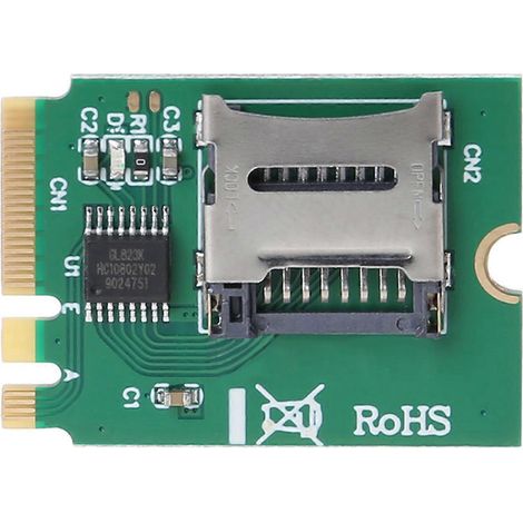 M2 NGFF für Key AE WLAN-Steckplatz zu Micro SD SDHC SDXC TF Kartenleser T-Flash-Karte (1/5)
