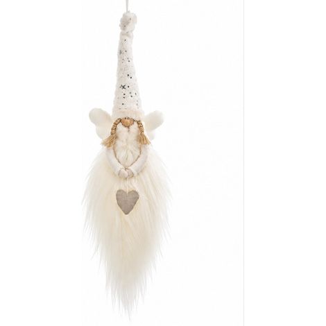 ARPIMEX Bambino Natale Appendino per Albero di Natale H 60 Cm Bianco (1/3)