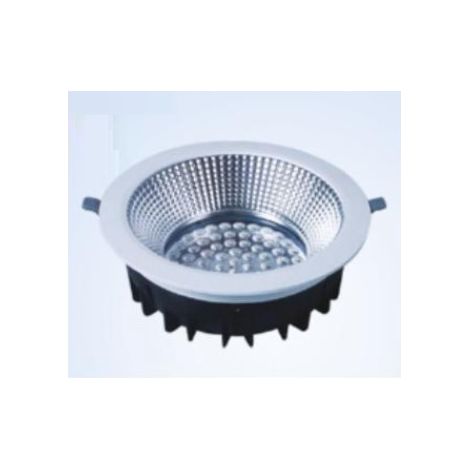 Encastré LED 35W Ø 200mm blanc 4000K 3500lm avec driver 230V non-dimmable 60° 850°C downlight IK04 IP44 AIRIS DLS358NB (1/4)