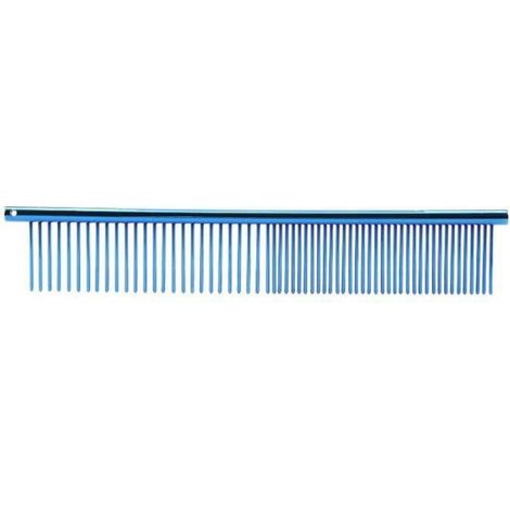 à Peigne Poils de Cheveux en Acier Inoxydable Outil de Toilettage pour Chiens Chats Bleu -LAF (1/4)