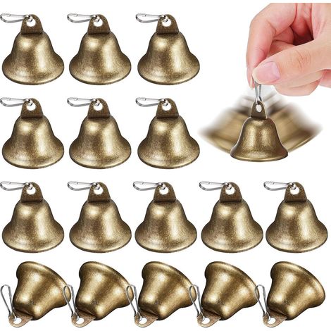 Metal Bells Pack of 20 Small Pieces for Crafts and Hanging