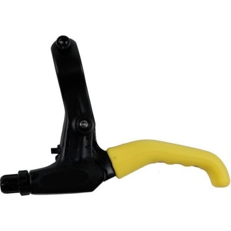 Copertura gialla per la leva del freno dello scooter (1/4)