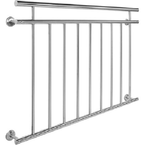 Bc-elec - ABR128 T�rgel�nder-Fenster 128x90cm Br�stungsgel�nder Handlauf Edelstahl (1/5)