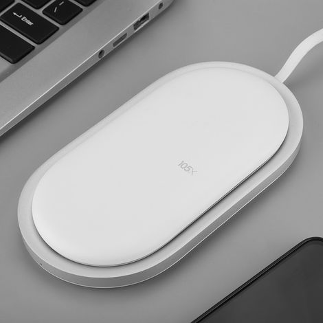 Batterie externe sans fil portable de 5000 mAh avec chargeur mobile USB-C (1/5)
