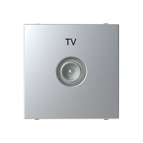 Zenit Prise Tv Terminale 2 Modules Platine 2CLA225070N1301 ABB N2250.7PL (1/3)