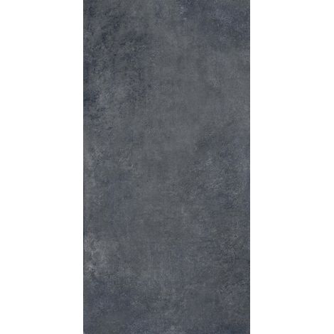 Grès Cérame Effet Béton Moderne Noir 60X120 - ECMT398 (Ceramishop.fr)