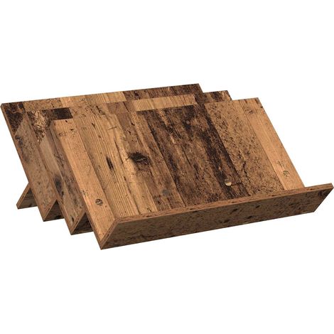 Maison Exclusive - Scaffale per riviste Legno vecchio 65 x 53 x 28,5 cm
