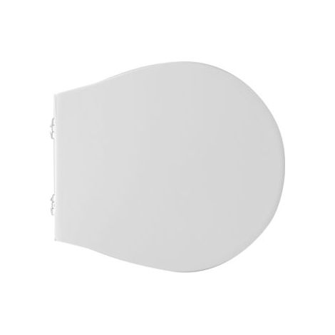 Abattant WC pour Azzurra vaso Vera 48 40x37,3 cm avec charnie'res re'glables abattant WC blanc en fonte de bois