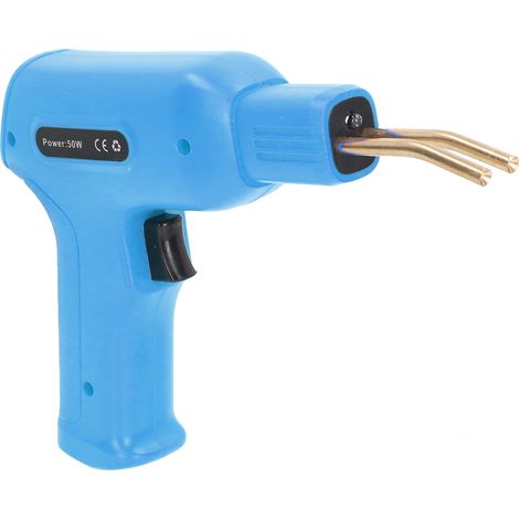 Kit 50W Soudeuse Plastique Auto Réparation Pare-Choc avec 4 Types Clous, Bleu, Prise EU 220-240V (1/5)