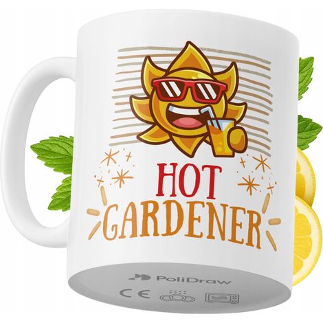 Lustiger Kaffee- oder Teebecher für Gärtner mit witzigem Textdesign – ideal für Geburtstage, Namenstage, Feiertage und besondere Anlässe. Hochwertiger Becher für Zuhause, Büro und Arbeit. Farbe: Weiß,