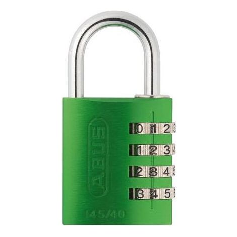 Cadenas à code 40 mm - ABUS Vert 40 Vert Anodisé 77 mm (1/5)