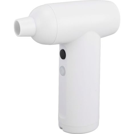 Souffleur d'air électrique 110 000 tr/min à jet réglable pour clavier, camping, coussin gonflable, barbecue (blanc) (1/5)