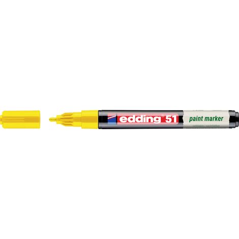 Edding 51 EcoLine 4-51-005 Marqueur peinture jaune 1 mm, 2 mm (1/5)