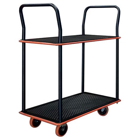 Werkstattwagen mit 2 lackierten Stahlplatten - max. Belastung 120 kg - SED2