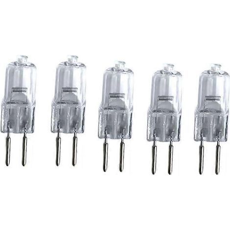 G5.3 Transparent Halogenlampa Halogenlampor G5.3 Halogenlampor 2-stift G5.3 Led-lampor Dimbar 12V 20W 35W 50W 75W Varmvit, 75W, 10st