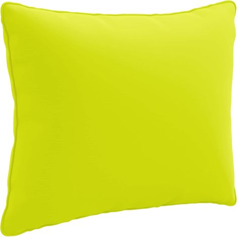 1-teiliges Rücken-Kissen PUTTEN 100 % Polyester Hellgrün vidaXL (1/5)