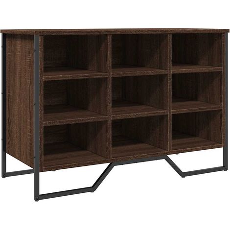 Maison Exclusive - Scarpiera Rovere Marrone 90x38x61,5 cm in Truciolato